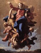 Nicolas Poussin The Assumption of the Virgin oil painting on canvas